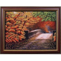 Набор для вышивания бисером Осенний мостик