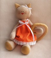 Набор для изготовления текстильной игрушки Кошечка /C001