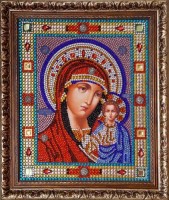 Набор для выкладывания стразами иконы Казанской Божией Матери