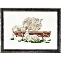Набор для вышивания Три овечки