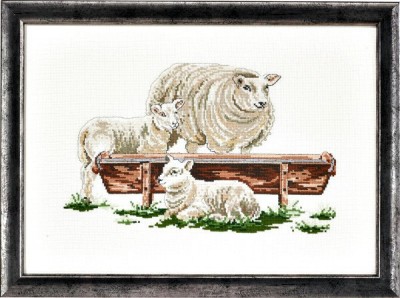 Набор для вышивания Три овечки