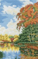 Набор для вышивания крестом Осенняя прохлада, Autumn Coolness /M336