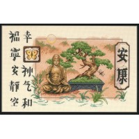 Набор для вышивания Бонсай и Будда /35085