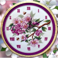 Набор для вышивания Часы. Цветут сады /Ч-1579