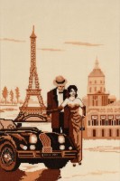 Набор для вышивания Париж — город романтиков