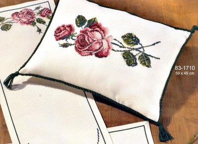 Набор для вышивания Подушка Розы