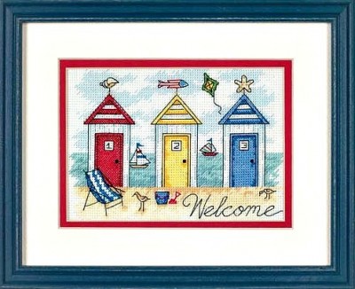 Набор для вышивания Пляжные домики (Beach Houses)