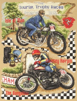 Набор для вышивания ТТ на острове Мэн (TT Isle Of Man)