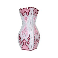 Наборы для вышивания 3D-СТИЧ на пластиковой канве Нежная ваза /В002