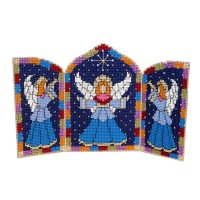 Наборы для вышивания 3D-СТИЧ на пластиковой канве Триптих Ангел-хранитель