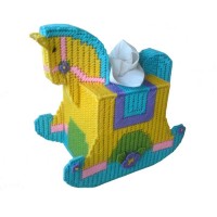 Наборы для вышивания 3D-СТИЧ на пластиковой канве Салфетница Лошадка /ДТ002