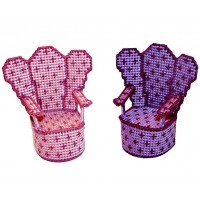 Набор для вышивания 3D-СТИЧ на пластиковой канве Комплект мебели Амелия Два кресла