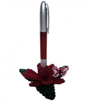 Набор для вышивания 3D-СТИЧ на пластиковой канве Подставка для ручки  Нежный гранат
