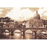 Набор для вышивания Рим. Собор святого Петра, Золотая серия /ГМ-1332