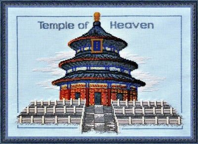 Набор для вышивания Храм Неба