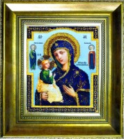 Набор для вышивания бисером Икона Божья Матерь Иерусалимская /Б-1075