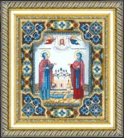 Набор для вышивания бисером Икона Св. Петр и Февронья /Б-1202