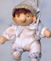Набор для изготовления вальдорфской куклы Зимний гномик с толстым носом /WIT.A21600
