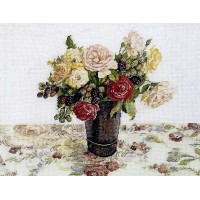 Набор для вышивания Розы и малина /FU-607(1607)