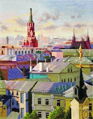 Набор для вышивания Московские крыши