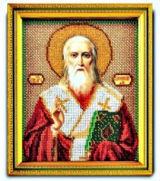 Набор для вышивания ювелирным бисером Икона Святой Дионисий (Денис) /В-346