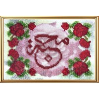 Набор для вышивания бисером Маххабат Любовь и розы