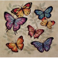 Набор для вышивания Множество бабочек /35145