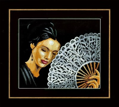 Набор для вышивания Woman with a Fan