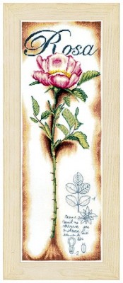 Набор для вышивания Pink Rose (ткань)