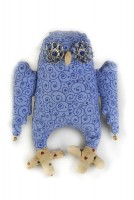 Набор для создания текстильной куклы-игрушки  Сова-ангел