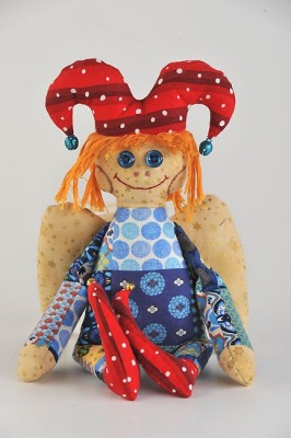 Набор для создания текстильной куклы-игрушки  Петрушка- ангел