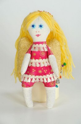 Набор для создания текстильной куклы-игрушки  Пелагея-ангел