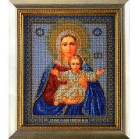 Набор для вышивания бисером Икона  Богородица Леушинская
