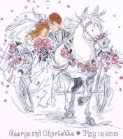 Комплект для вышивания Свадебный экипаж (Wedding Carriage)