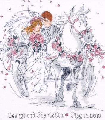 Комплект для вышивания Свадебный экипаж (Wedding Carriage)