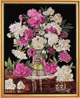 Набор для вышивания Пионы в вазе (Peonies vase) по картине Кристофера Пирса (Christopher Pierce)
