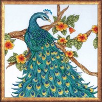 Набор для вышивания Павлин (Peacock) по картине Кристы МакКенна (Krista McKenna)