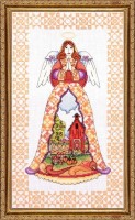 Набор для вышивания крестом Ангел осени (Autumn Angel) по рисунку Джима Шора (Jim Shore)