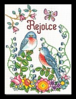 Комплект для вышивания крестом Радуйся (Птицы). По рисунку Дебры Джордан Брайан (Rejoice (Birds), Debra Jordan Bryan) /2840