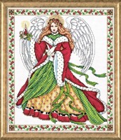 Набор для вышивания Рождественский ангел (Christmas Angel) по рисунку Джоан Эллиотт (Joan Elliott)