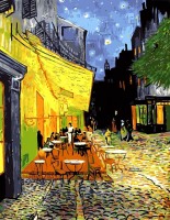 Набор для создания картины с алмазными стразами Ночное кафе (Ван Гог)
