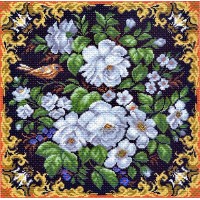 Набор для вышивания Подушка Цветочный рай /1093