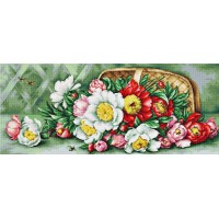 Набор для вышивания Цветы в корзине /G504