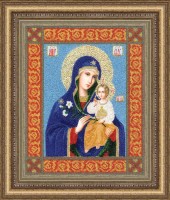 Набор для вышивания бисером Икона Божией Матери Неувядаемый цвет ( The Icon of the Mother of God The Unfading Flower)