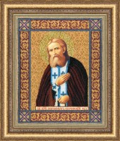 Набор для вышивания бисером Икона Святой преподобный Серафим Саровский (The Icon of Saint Seraphim of Sarov)