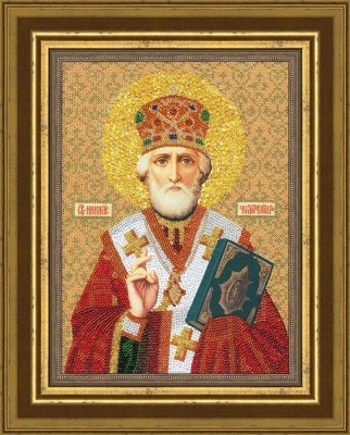 Набор для вышивания бисером  Образ Святой Николай Чудотворец (Icon St.Nicolas the Wonderworker)