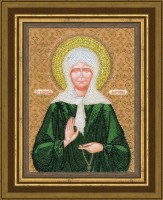 Набор для вышивания бисером Икона Образ Блаженной Матроны Московской (Icon Blessed Matrona of Moscow) /РТ-042