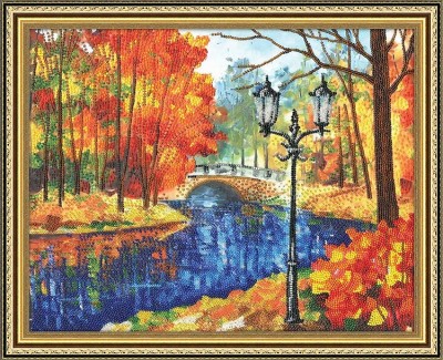Набор для вышивания бисером  Вальс осени (Autumn waltz ), по мотивам картины Л.Афремова