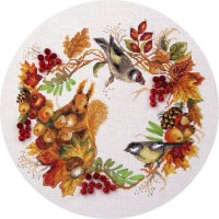 Набор для вышивания Осенний венок