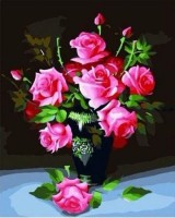 Набор для создания алмазной мозаики Розовые розы /HCM001